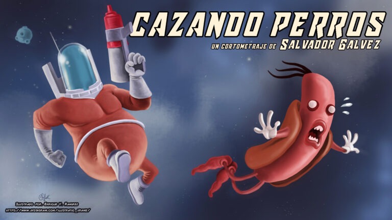 Ilustración del corto 'Cazando perros'