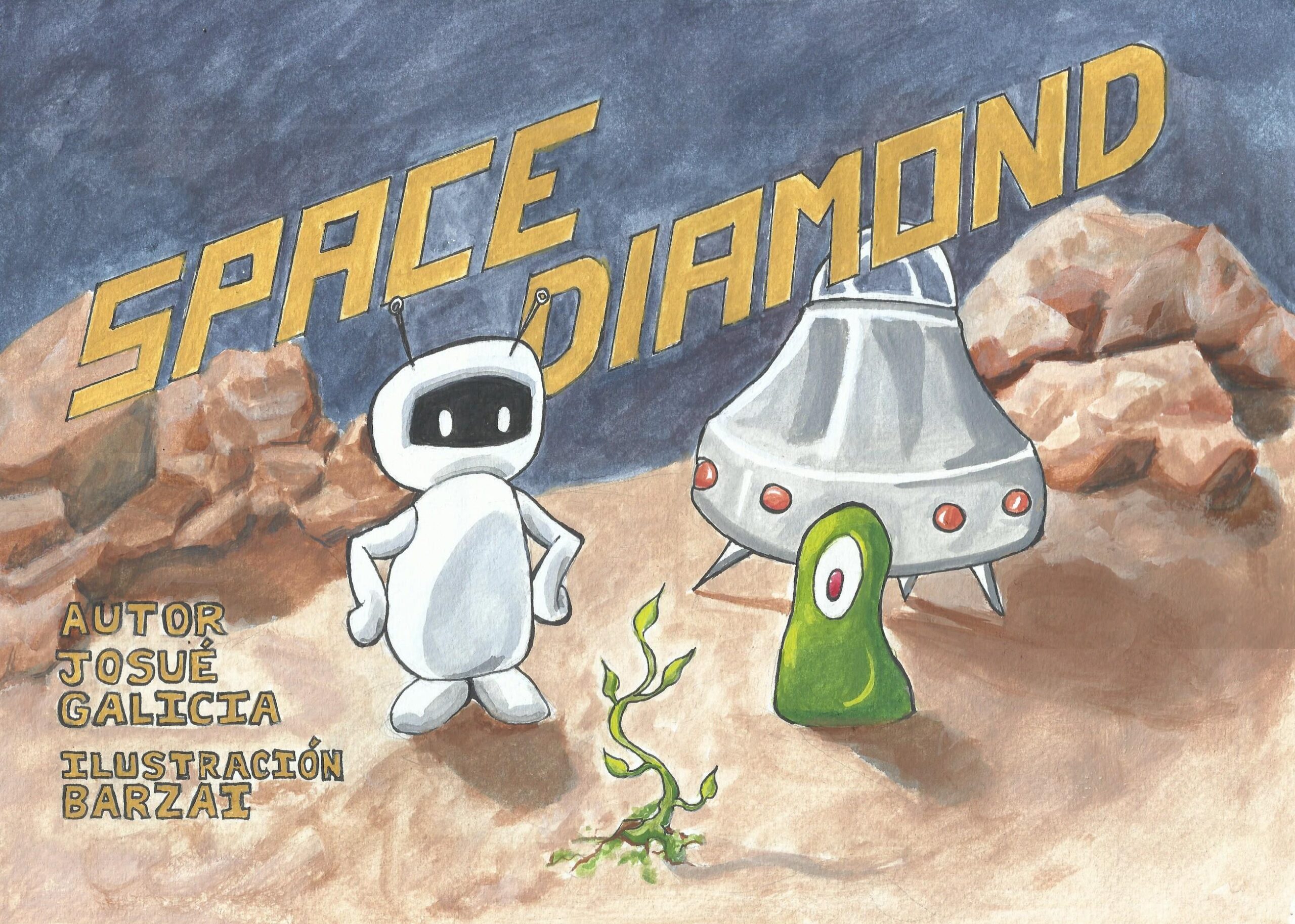 Ilustración del corto 'Space Diamond'