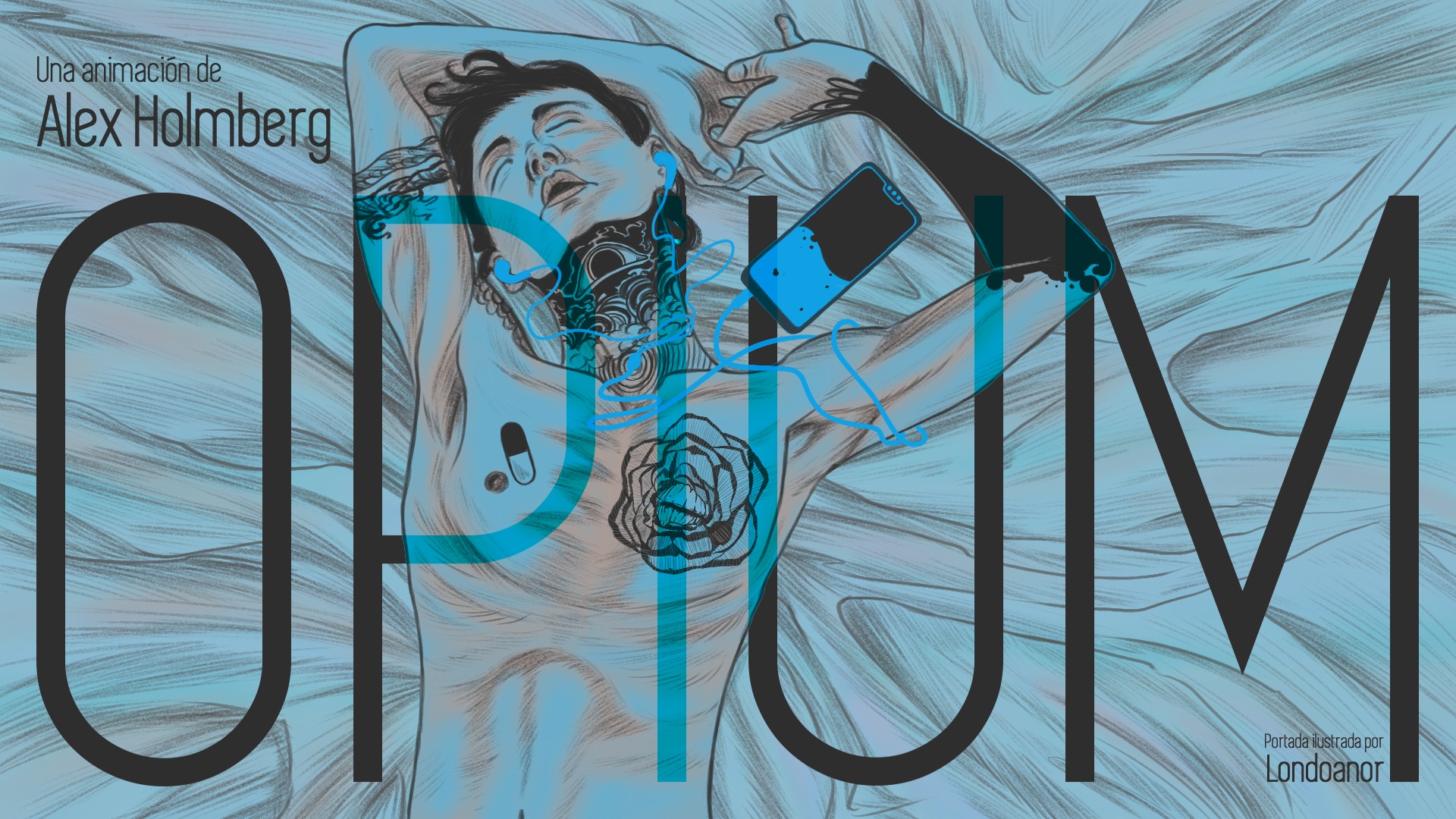 Ilustración del corto 'OPIUM'