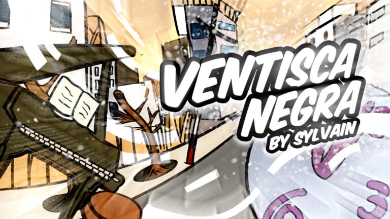 Ilustración del corto 'Ventisca negra'
