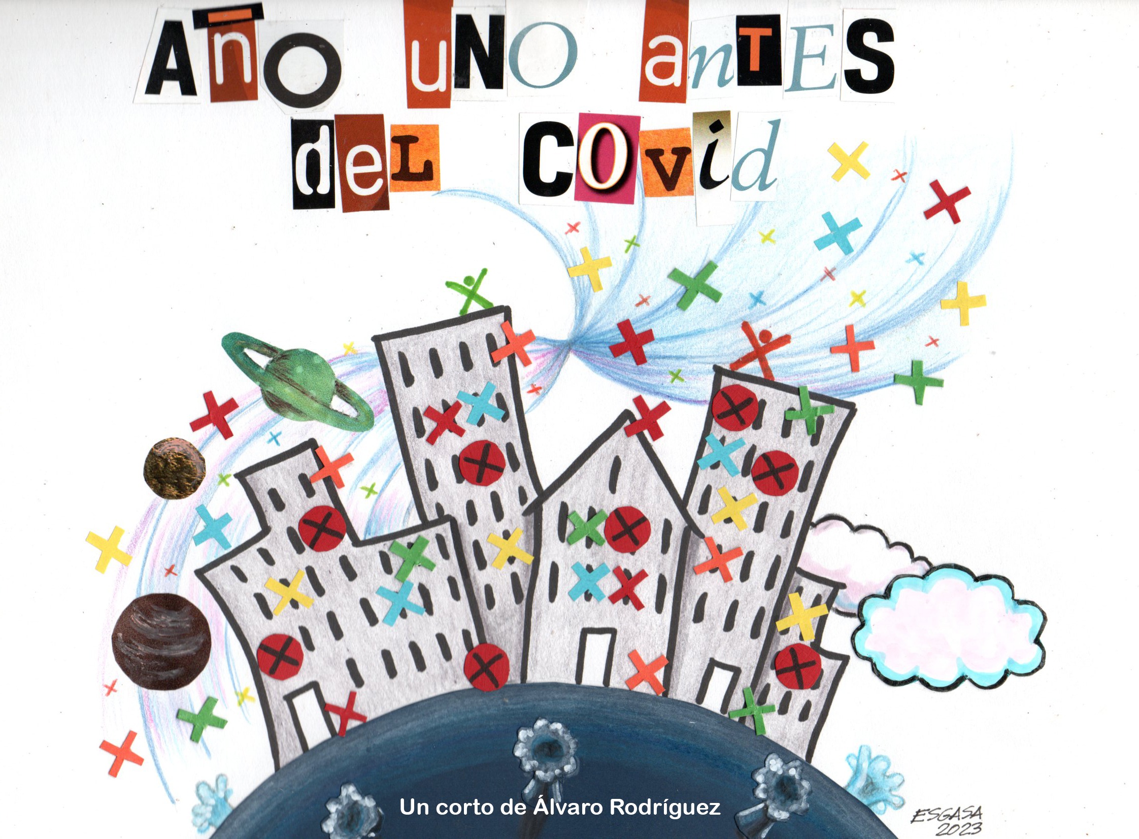 Ilustración del corto 'Año 1 antes de covid'