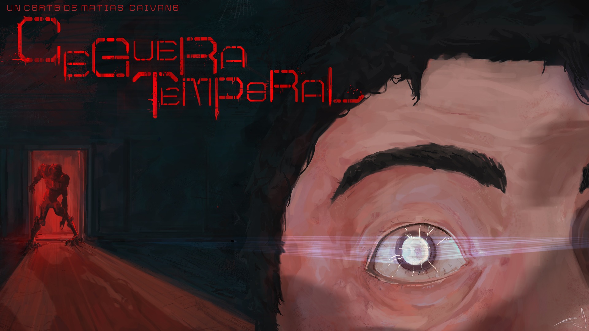 Ilustración del corto 'Ceguera temporal'